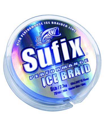 Sufix Ice Braid Fishing Lines (75 YD Spool) 10lb