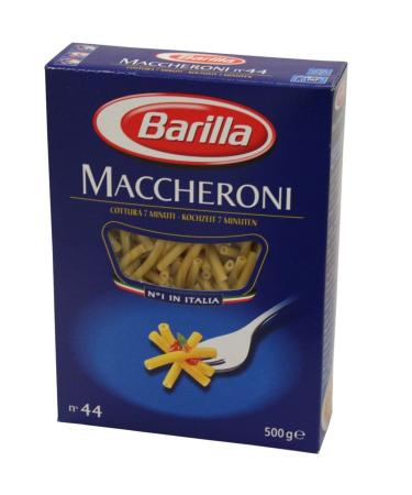Barilla Deutschland GmbH Set of 4 Barilla 'Maccheroni' pasta no. 44 500 g