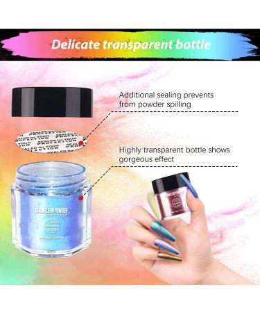 Viola HOUE Chameleon Glimmer Powder Nail Art Pigment Set - Glitter Powder Collection - Buy Online on GoSupps.com