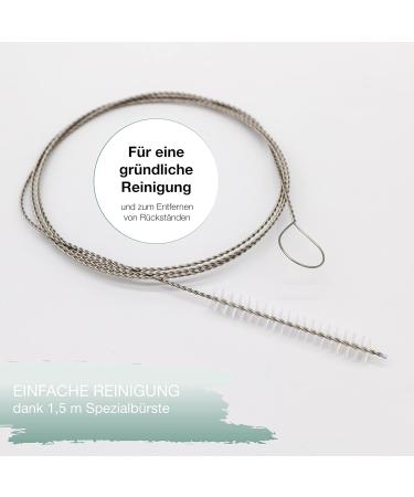 Ebenthal Vital Replacement Hose for Intestinal Inlet Set 2m | BPA-Free Silicone Hose for Enemas & Intestinal Cleaning - Buy Online on GoSupps.com