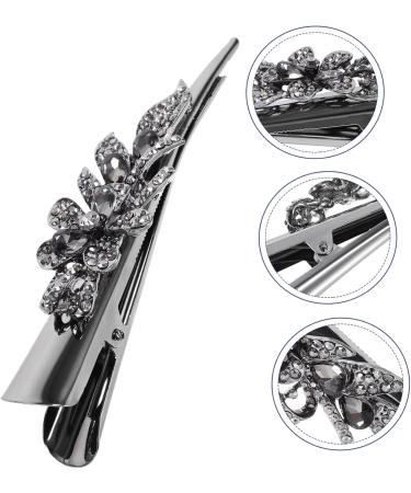 minkissy duckbilled hair clip for girl large Cymbidium Korean version hair barrettes for girls clip for hair Miss girl vintage Metal headgear hair accessories horn clip big hairpin - Buy Online on GoSupps.com