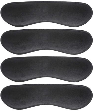 Dr. Foot's Heel Grips Liner Insert for Shoes Too Big, Shoe Inserts Liners for Loose Shoes, Preventing Heel Slipping, Rubbing, Non-Slip (Black)