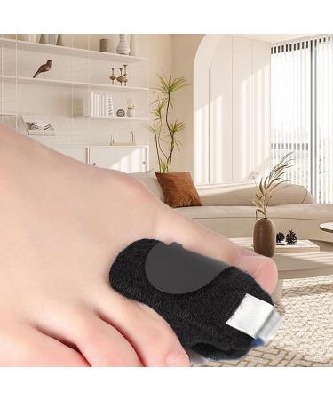 Hammer Toe Corrector Splint for Children & Adults - Aluminum Plate Stabilizer (Black) - Buy Online on GoSupps.com