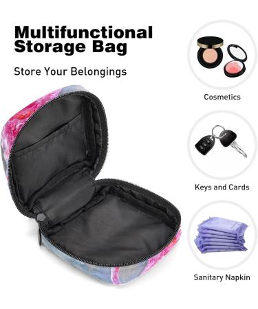 GIAPB Period Bag | Sanitary Napkin Storage Pouch | Travel Makeup Bag | Animal Flamingo Art Color788 - Buy Online on GoSupps.com