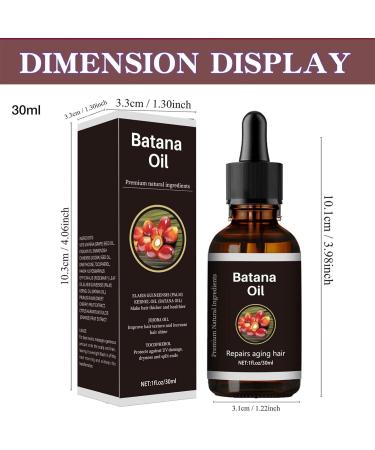 Batana Oil For Hair Growth 30ml Batana Hair Oil Dry & Damaged Hair Batana Oil For Enhanced Hair Grow Longer Healthier Fuller & Stronger Hair For Women Men Batana Hair Oil - Buy Online on GoSupps.com