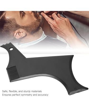 Beard Shaping Tools Men'S Beard Template Beard Styling Black Plastics Hairline Trimming Beard Shaping Tool For Conditioners Beard Shaping Template Beard Beauty Template - Buy Online on GoSupps.com