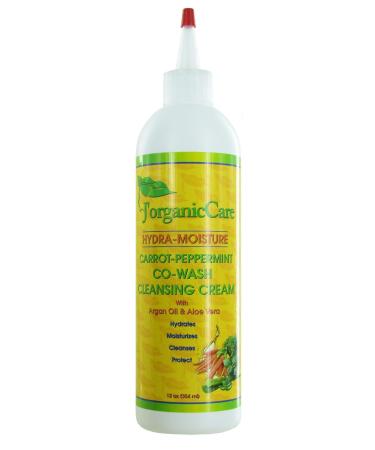 Carrot- Peppermint Co-Wash Cleansing Cream (Formulated with Argan & Aloe Vera Oil)