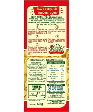  PANZANI Panzani Striped Elbows 500g - Buy Online on GoSupps.com