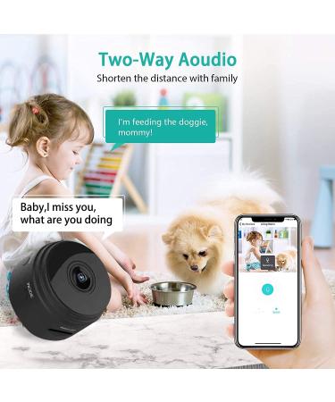 Cilee Mini Camera: Wireless HD1080P Hidden WiFi Home Security Cam with App, Motion Detection & Night Vision - Indoor Outdoor Video Recorder - Buy Online on GoSupps.com