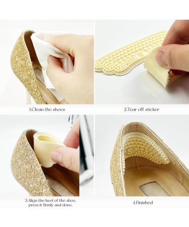 Daily Treasures 4Paris Silicone Heel Pads for Shoes | Reusable Heel Grips & Cushions for Comfort | Anti-Wear Patch Included | Ideal for Men & Women - Buy Online on GoSupps.com