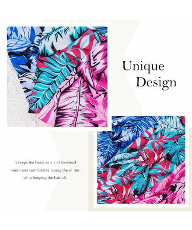 Boho Pink Flower Headband - Elastic Criss Cross Vintage Hair Accessory for Women & Girls - Buy Online on GoSupps.com