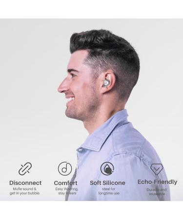 Buy Reusable Silicone Ear Plugs for Sleeping - 33dB Noise Cancelling Protection | Ideal for Sleep Concerts Snoring & Travel - International Shipping Available - Buy Online on GoSupps.com