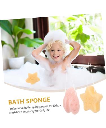 Zerodeko Konjac Face Wash Sponges & Exfoliating Back Scrubber - 4 Pcs Bath & Dishwashing Puffs - Travel-Friendly Body Cleansing Loofah - Buy Online on GoSupps.com