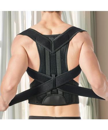 Shoulder Posture Corrector Adjustable Upper Back Support Belt Shoulder Brace | Back Support Straightener Posture Support Brace Breathable Training Belts for Wom 2xl - Buy Online on GoSupps.com