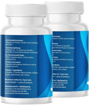 Adema Natural Pontezin Capsules 2 Pack for Men - 500 mg 40 pcs - Immediate Effect & Enhanced Performance with Natural Ingredients - Shop Now! - Buy Online on GoSupps.com