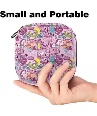 Shop Cool Animals Women's Binding Bags | Large Zipper Menstrual Cup Pocket & Period Inserts Multi-Colored Options Available - Buy Online on GoSupps.com