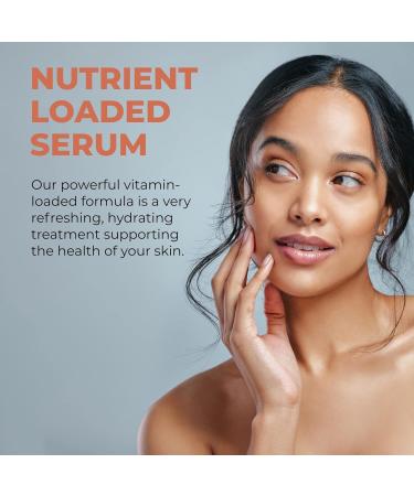 Beauty for Real Skin Revival Serum - Anti-Aging Vital Nutrient Formula with Vitamin A B3 & C - Hydrates Repairs & Brightens - Fine Lines & Wrinkles Solution - 1 fl oz - Buy Online on GoSupps.com