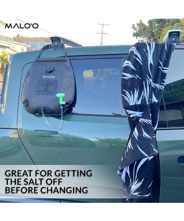 Malo'o 5 Gallon Portable Solar Shower Bag with Removable Hose - Ideal for Camping, Surfing, Beach Trips & Hiking - Buy Online on GoSupps.com