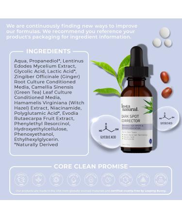 InstaNatural Dark Spot Corrector & Anti-Aging Serum - 1 oz (30ml) | Brighten & Even Skin Tone - Buy Online on GoSupps.com
