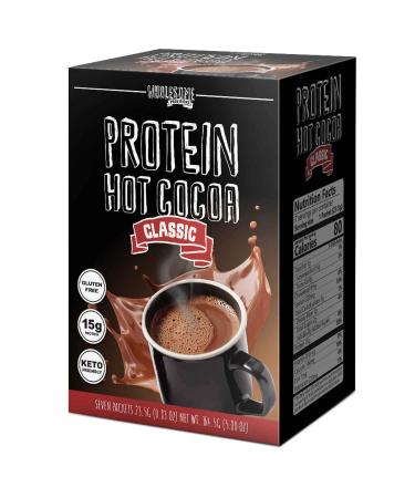 Protein Hot Chocolate, Keto Hot Chocolate Mix, Low Carb Hot Cocoa, 15g Protein, 2g Net Carbs, Low in Sugar, Instant Hot Coco, 7 Individual Macro-Controlled Packages (Classic, 1 Pack) Classic 0.83 Ounce (Pack of 7)