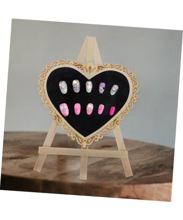 Ipetboom 1pc Nail Display Board Nail Supplies Nail Design Board Nail Accessories Sign Holder Stand Manicure Showing Tool Nail Tech Accessories Template Manicure Tools Wooden 26x18cm Assorted Color - Buy Online on GoSupps.com