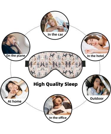 Poodle Dog Eye Mask - Soft Elastic & Adjustable Sleep Mask for Men & Women | Nighttime Comfort - Buy Online on GoSupps.com