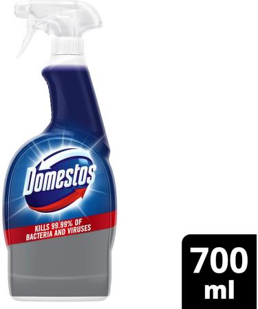 Domestos Bleach Multi-Purpose Cleaner Spray eliminates 99.99% of all bacteria and viruses disinfectant for hygienically clean surfaces 700ml - Buy Online on GoSupps.com