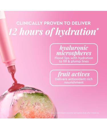 Glow Recipe Glass Balm Lip Treatment - 12Hr Hydrating Lip Balm & Moisturizer with Hyaluronic Acid to Smooth Plump & Protect from Dryness - Sheer Soft Pink Tint Watermelon Bingsoo (15 ml) - Buy Online on GoSupps.com