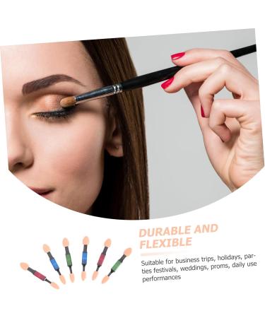 Baluue 30pcs Double Ended Eye Shadow Stick Eyeshadow Makeup Sticks Eye Makeup Brush Head Latex - Buy Online on GoSupps.com