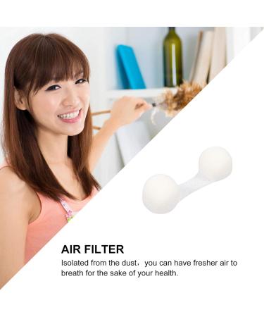 Healifty 50pcs Disposable Nose Filter Plugs - Ultra-Breathable Nasal Filters Sponge for Sunless Airbrush Spray Tanning in White - Buy Online on GoSupps.com