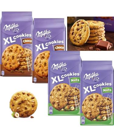 04 x Milka Xl Cookies Choco Hazelnut 184g | VIMIX - Buy Online on GoSupps.com