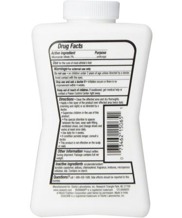 Zeasorb Antifungal Treatment Powder 2.5oz - Athlete's Foot Relief - Buy Online on GoSupps.com