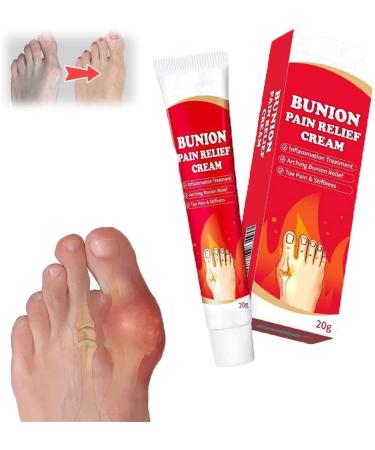 Arching Bunion Relief Cream Bunion Pain Relief Ointment Topical Arthritis Pain Relief Cream for Joint Toe Pain Relief Stiffness Inflammation Treatment Arching Bunion Pain Relief (1PC)