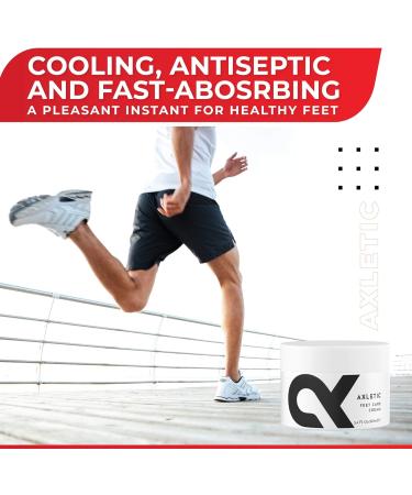 Axletic Intensive Foot Cream - Urea Cream for Cracked Heels, Dry Skin & Athletes Foot Treatment - 100 ml - Buy Online on GoSupps.com