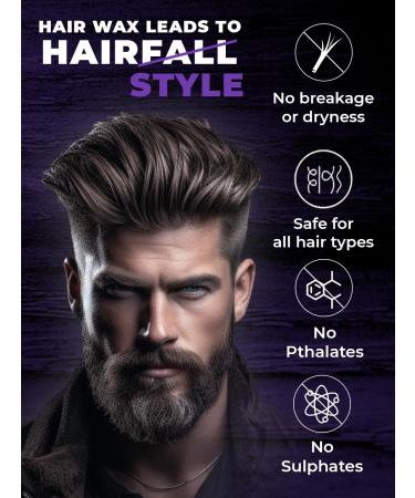 Beardo XXtra Stronghold Hair Wax 100 gm | Crystal Hair Wax for Men | Extra Strong Hold & Glossy Finish | Best Hair Styling Product - 3.4Fl Oz - Buy Online on GoSupps.com