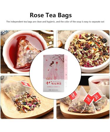 Pwshymi 160g 18 Flavor Goddess Tea 8 Treasures Tea Rose Black Wolfberry Chrysanthemum Honeysuckle Teabag Healthy Beauty Drink Tea - Buy Online on GoSupps.com