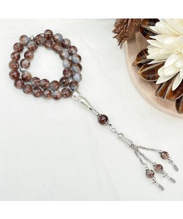 Shop SOUTHJIELING Adjustable Blue Rosary Bracelet | Fashion Beads Prayer Accessories for Trendsetters - Buy Online on GoSupps.com