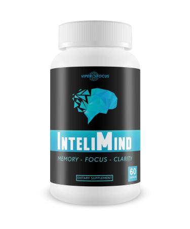 InteliMind - Memory - Focus - Clarity - Support Improved Brain Function - Help Improve Memory Storage - Aid Increased Energy and Mental Endurance - Proprietary Brain Formula Designed High Performance