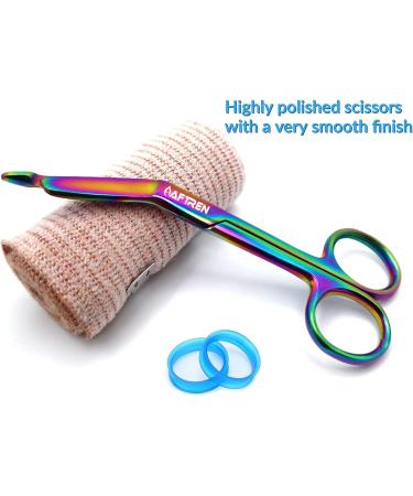 High-Quality 5.5-Inch Graved Care Association Scissors for Veterinary Nurses | Ideal Gifts for Vet Techs | Robust Hospital Trauma Scissors - Buy Online on GoSupps.com