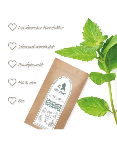 Noble Herb 100% Organic Frizzy Tea - Premium Seminz Leaves Cut 1000g | Additive-Free Herbal Blend | Edel Kraut Bio Nana Mint & Spearmint Tea 1000g - Buy Online on GoSupps.com