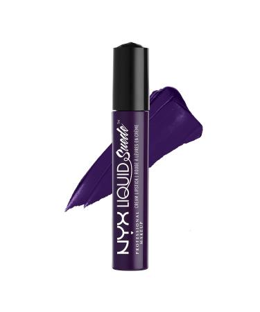 NYX Liquid Suede Cream Lipstick - Oh Put It On (Deep Dark Purple) 0.13 Fl Oz - Buy Online on GoSupps.com