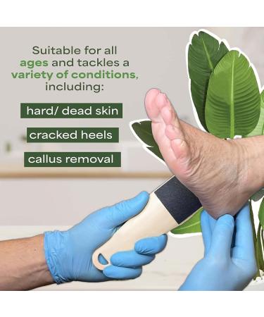 SSKHE 3 Pieces Double Sided Foot File U-shaped sole file Professional Foot Rasp Hard Skin Remover Foot Rasp File for Hard Skin Removal Restore smooth soles of feet(khaki) - Buy Online on GoSupps.com