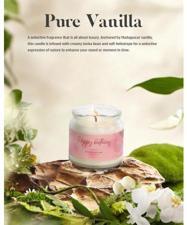 IZIDDO Birthday Candles | Scented Vanilla Music Box Candles | Perfect Happy Birthday Gifts for Women & Girls (3.5oz - Buy Online on GoSupps.com