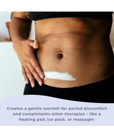 VOXA POD Period Cramp Relief Cream | Natural Menstrual Support | Soothe PMS Symptoms Discomfort | Fast-Acting Arnica Montana + Chamomile Made in USA by Women - Buy Online on GoSupps.com