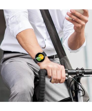 3 Pack Galaxy Watch 5/4 40mm Screen Protector & Bumper Case - Compatible with Samsung Watch5 / Watch4 - Black/Silver/Rose Gold - Buy Online on GoSupps.com