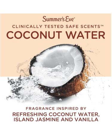 Summer's Eve Simply Cleansing Wash - Coconut Water 12 fl oz | pH-Balanced Feminine Hygiene - Buy Online on GoSupps.com
