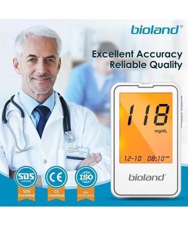 Buy G-425-2 Blood Glucose Monitor Kit | 100 Test Strips & Lancets | No Coding Diabetes Testing | Large Display Home Glucometer - Buy Online on GoSupps.com