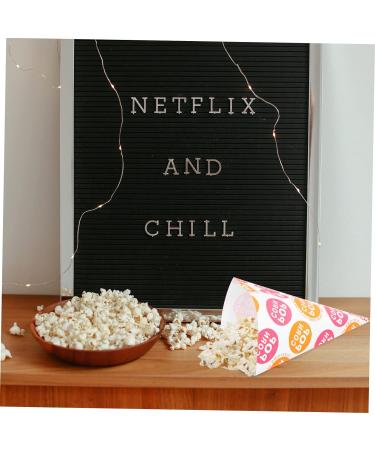 CLISPEED 50pcs Popcorn Bag Mini Bags for Favors Party Favors Bag Mini Treat Bags Treat Cone Bags Clear Gift Bags for Favors Candy Treat Bags Candy Gift Bags Paper Child Disposable Snack 20X15.5CM As Shown - Buy Online on GoSupps.com