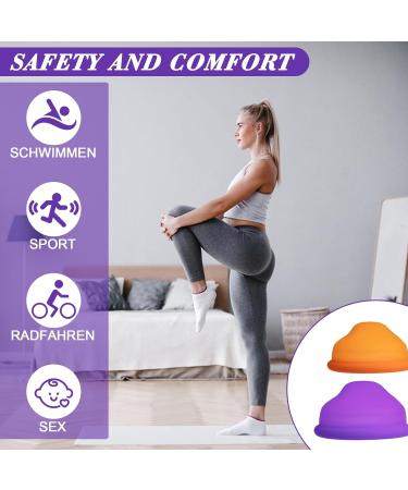 Shop Mhduyeg Menstrual Disc & Cup - Reusable Purple Period Solution with 5 Towels - Buy Online on GoSupps.com