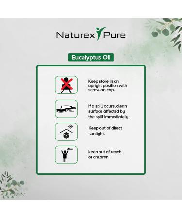 Buy Eucalyptus Essential Oil 4 oz | Pure Aromatherapy Oil for Hair & Skin | Therapeutic Grade by Naturex Pure - Buy Online on GoSupps.com